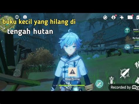 Quest Buku Kecil Di Tengah Hutan Genshin Impact Indonesia YouTube