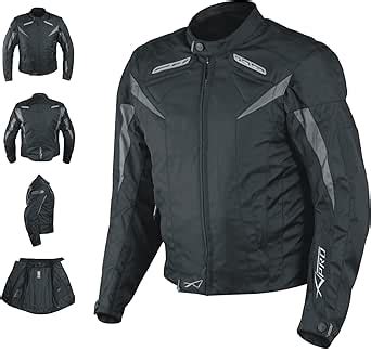 A Pro Moto Ce Protections Textile Veste Blouson Manchon D Montable