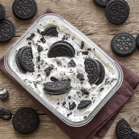 Helado Casero De Galletas Oreo