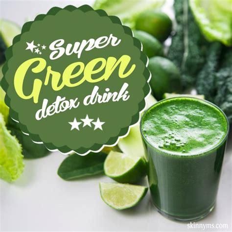 Super Green Detox Drink This Healthy Breakfast Blended Juice Helps To