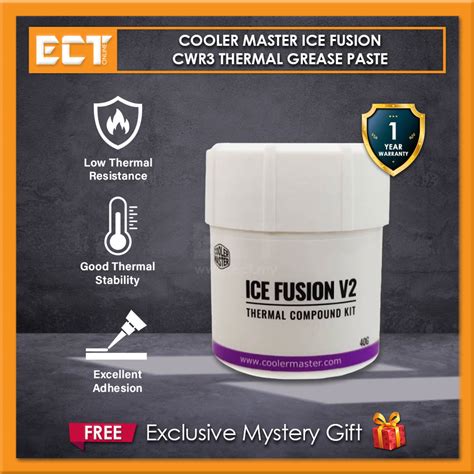 Cooler Master Ice Fusion Cwr Thermal Grease Paste Rg Icf Cwr Gp