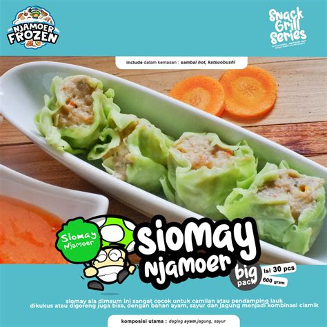 Jual Siomay Njamoer 30pcs Siomay Dimsum Shopee Indonesia