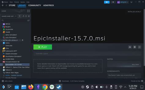 How To Install Epic Games Store On Steam Deck Technipages