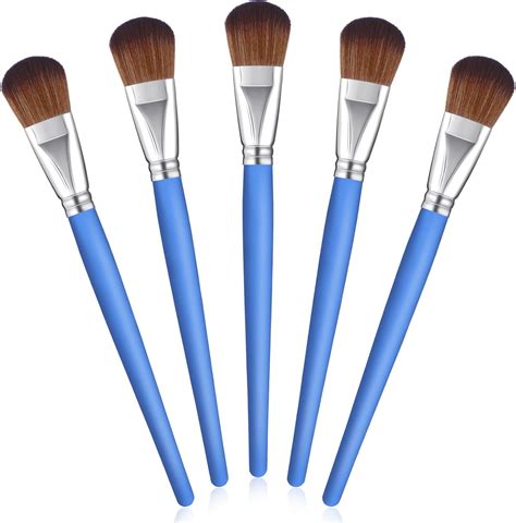 Comprar 5 Pcs 1 Inch Mop Paint Brushes Mop Acrylic Brush Large