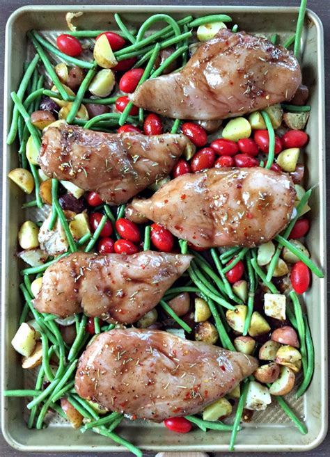 Honey Balsamic Sheet Pan Chicken Feisty Frugal And Fabulous