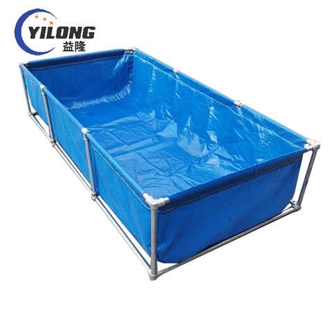 Collapsible Customized Steel Frame Portable Water Storage Pvc Tarpaulin