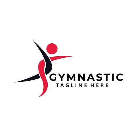 Gymnastic Logo Icon Vector Isolated 16928375 Vector Art At Vecteezy