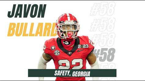 The Green Bay Packers Select Safety Javon Bullard YouTube