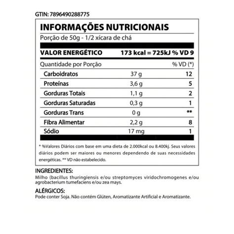 Farinha de Milho Flocão Dona Clara Premium Pacote 500g Sonda