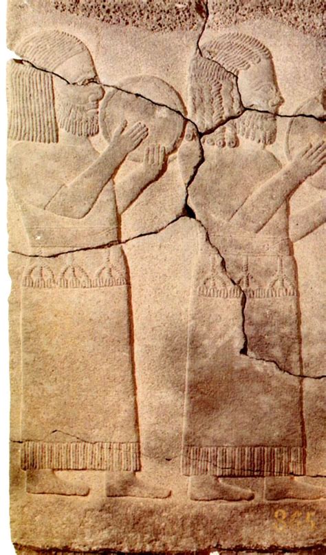 Hittite Harp And Tambourine Playing Zincirli Stanbul Ancient