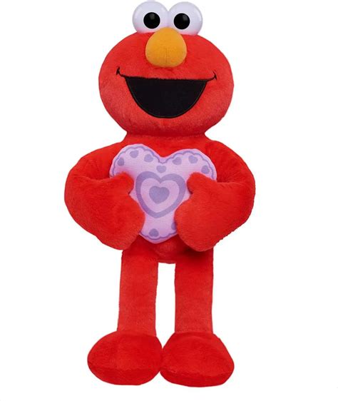 Sesame Street Valentines Day Elmo 15 Plush With Heart Just Play ToyWiz