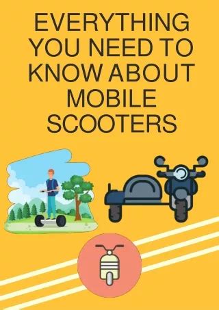 Ppt All You Need To Know About Mobility Scooters Repair Powerpoint