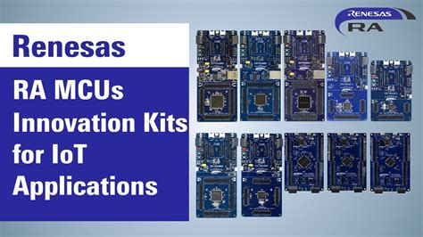 Evaluation Kits For Renesas Advanced Ra Microcontrollers Youtube