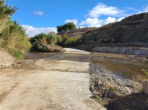 Abierto El Vado Inundable Sobre El R O Alhama Fitero