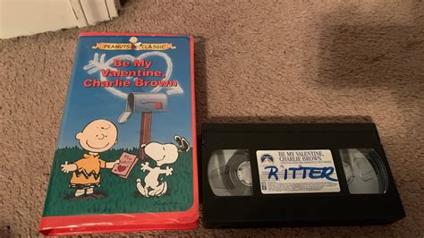 Closing To Be My Valentine Charlie Brown 1995 Vhs 2001 Reprint Youtube