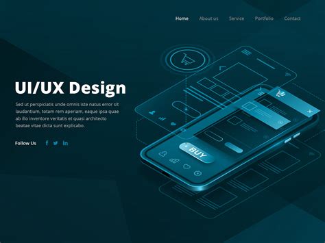 Landing Page Template Of Uiux Design Behance