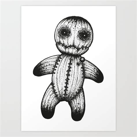 Creepy Voodoo Doll Drawings