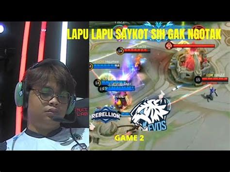 Evos Vs Rbl Game Mpl Id S Youtube