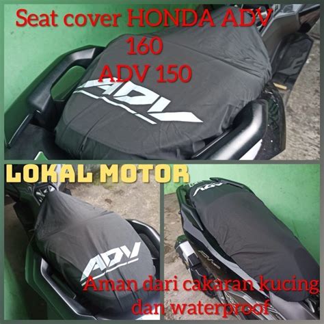 Jual Seat Cover Sarung Jok Honda Adv 160 Adv 150 Waterproof Shopee