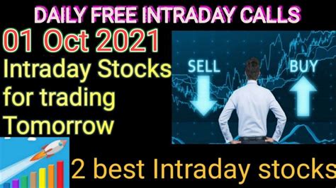 Intraday Stocks For 01 Oct 2021 Daily Intraday Call Best Intraday