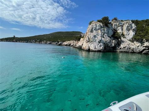 Snorkeling With Dinghy Tour In Porto Conte Park In Alghero Sardinia