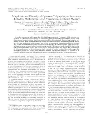 Fillable Online Jvi Asm Magnitude And Diversity Of Cytotoxic T