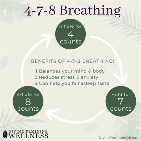 4 7 8 Breathing Why It Works And How To Do It Divine Feminine Wellness