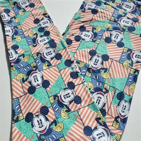 Lularoe Other New Disney X Lularoe Leggings Tc Tall Curvy 8s Mickey Mouse Print Poshmark