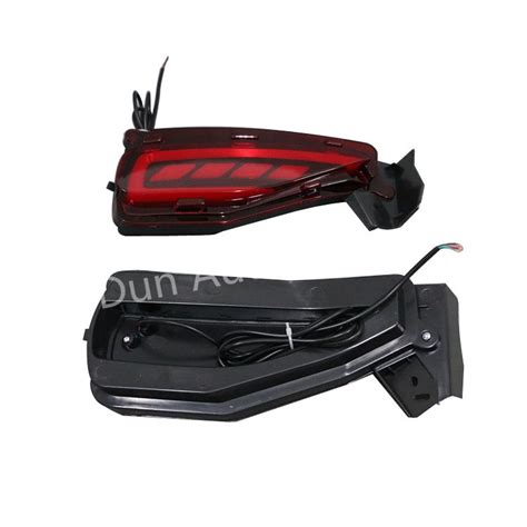 Abs Red Led Rear Fog Light Cover For Toyota Fortuner China Abs Car