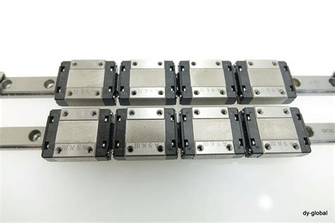 THK Used 4RSR12VM 220L Miniature Linear Bearing LM Guide 2Rail 8blocks