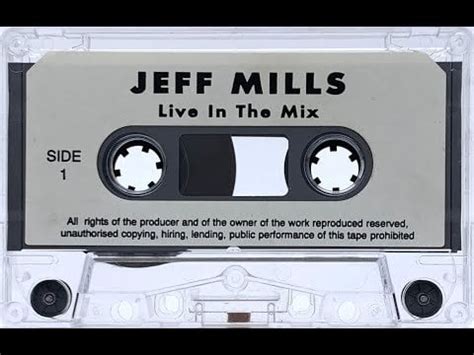 Jeff Mills - Live In The Mix (1995) [HD] : r/oldskoolrave