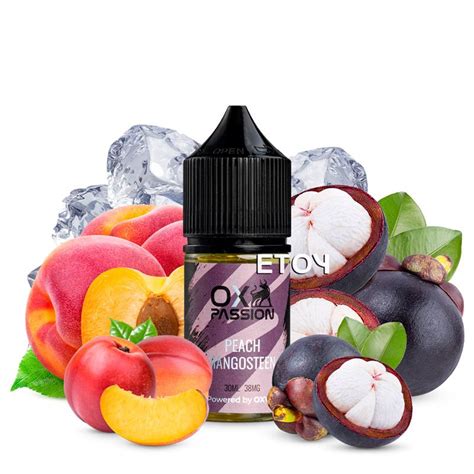 Oxva OX Passion Salt Peach Mangosteen 30ml Tinh Dầu Vape Pod Chính H