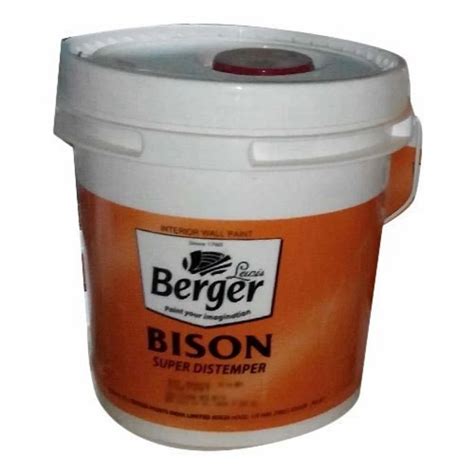 Berger Bison Super Distemper 5kg At Rs 336 Bucket In Bhiwandi ID