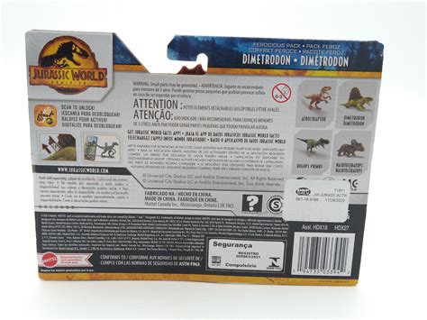 Jurassic World Dominion Ferocious Pack Dimetrodon Dinosaur Mattel New