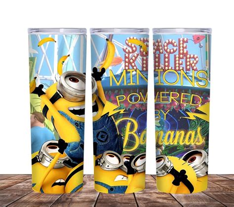 Paquete De Vasos De M S De Minions Dise O De Vaso Flaco De Dibujos