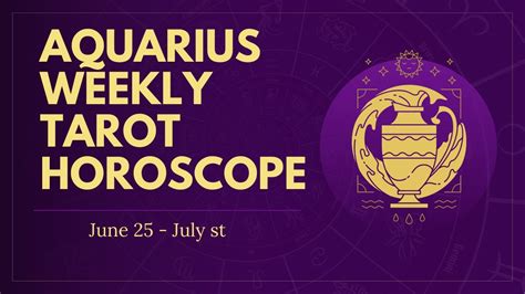 Aquarius Weekly Tarot Reading June 25 July 1 What S In Store For