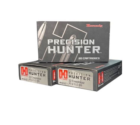 Hornady 22 Creedmoor Precision Hunter 80gr Eld X Ammo Southern Defense