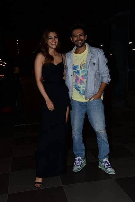 Kartik Aaryan And Kriti Sanon Snapped Promoting Shehzada In Mumbai Filmibeat