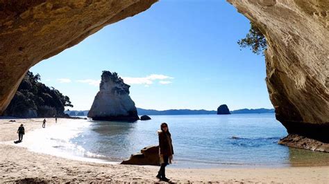 Coromandel Cathedral Cove Hot Water Beach Ex Auckland Kiwi Sights