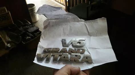 Juego De Emblema Compuerta Chevrolet Grand Vitara Mercadolibre