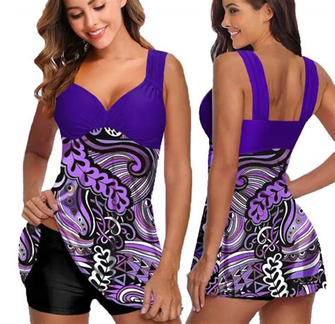 STRÓJ KĄPIELOWY TANKINI BIKINI SZORTY FLORAL S 5XL 13676253474 Allegro pl