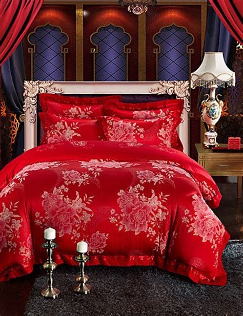 Handc Chinese Style Luxury Silk Cotton Blend Duvet Cover Sets Queen King