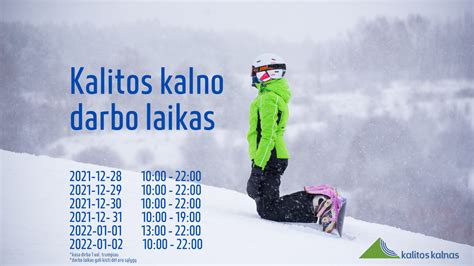 Kalitos Kalno Darbo Laikas šventiniu Laikotarpiu