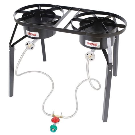 King Kooker 54000 Btu Flat Top Propane Gas Outdoor Cooker With 50 Qt Aluminum Potsteamer