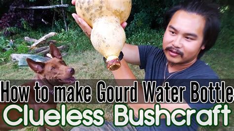 How To Make A Gourd Container Water Bottle Canteen Drinking Gourd