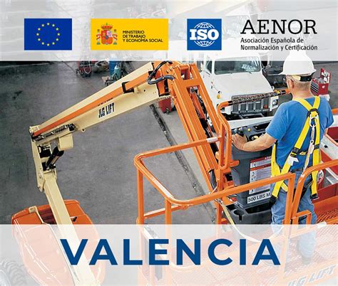 Curso Operador De Plataforma Elevadora Pemp En Valencia Alba Formaci N