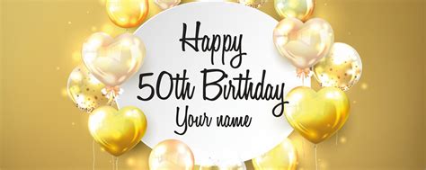 Happy 50th Birthday Banner Custom Banner Birthday Custom Etsy