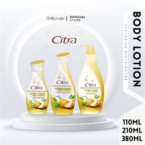 Citra BENGKOANG NATURAL GLOW UV Hand Body Lotion 110ml 210ml