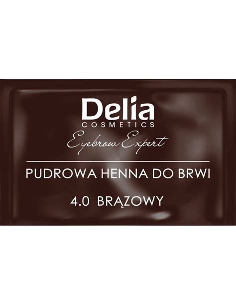 Henna Do Brwi Henna Henna Delia Eyebrow Expert Polska Henna