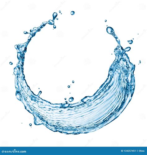 Circle Water Splash Stock Image Image Of Splash Clean 134257451